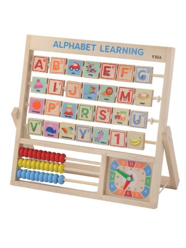 Viga Learning Alphabet & Clock edamama